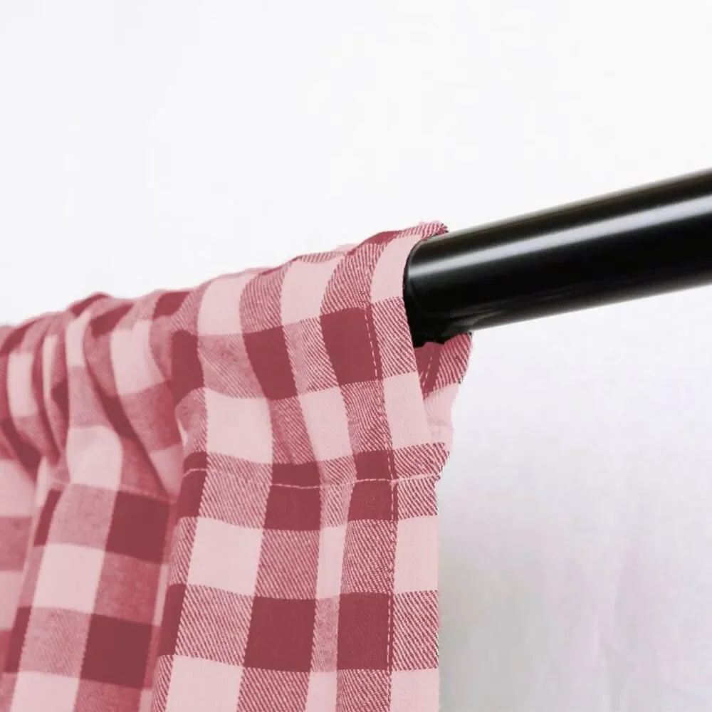 Woven Trends Farmhouse Curtains, Buffalo Plaid Drapes, Classic Country Plaid